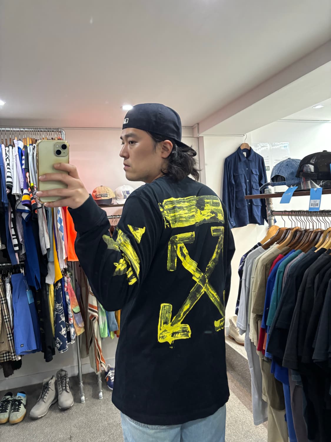오프화이트 프린팅 롱슬리브 상품이미지8