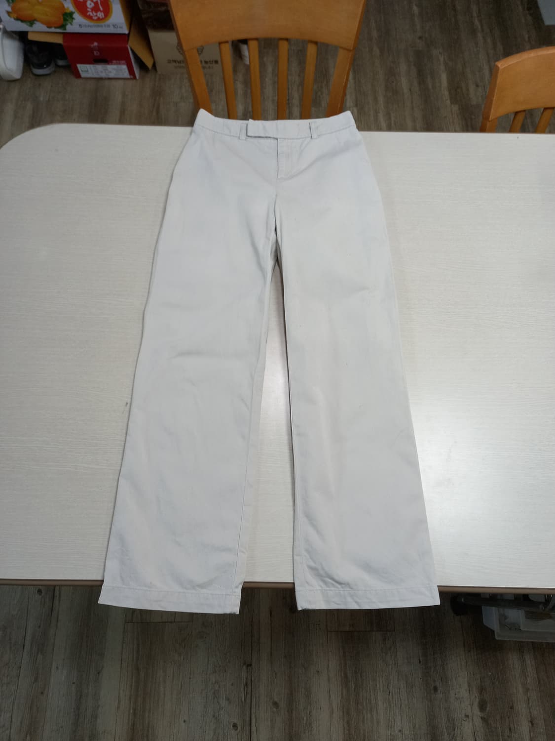 25 BANANA REPUBLIC 세미와이드 치노 아이보리 25-306 상품이미지1