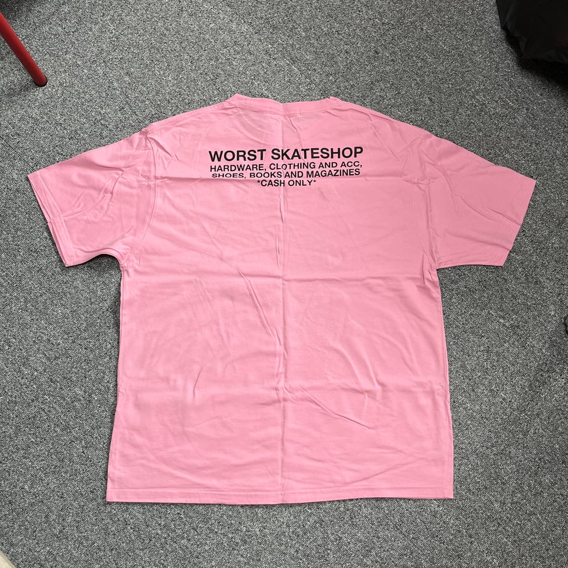 [XL] 워스트스케이트샵 반팔 핑크 상품이미지1