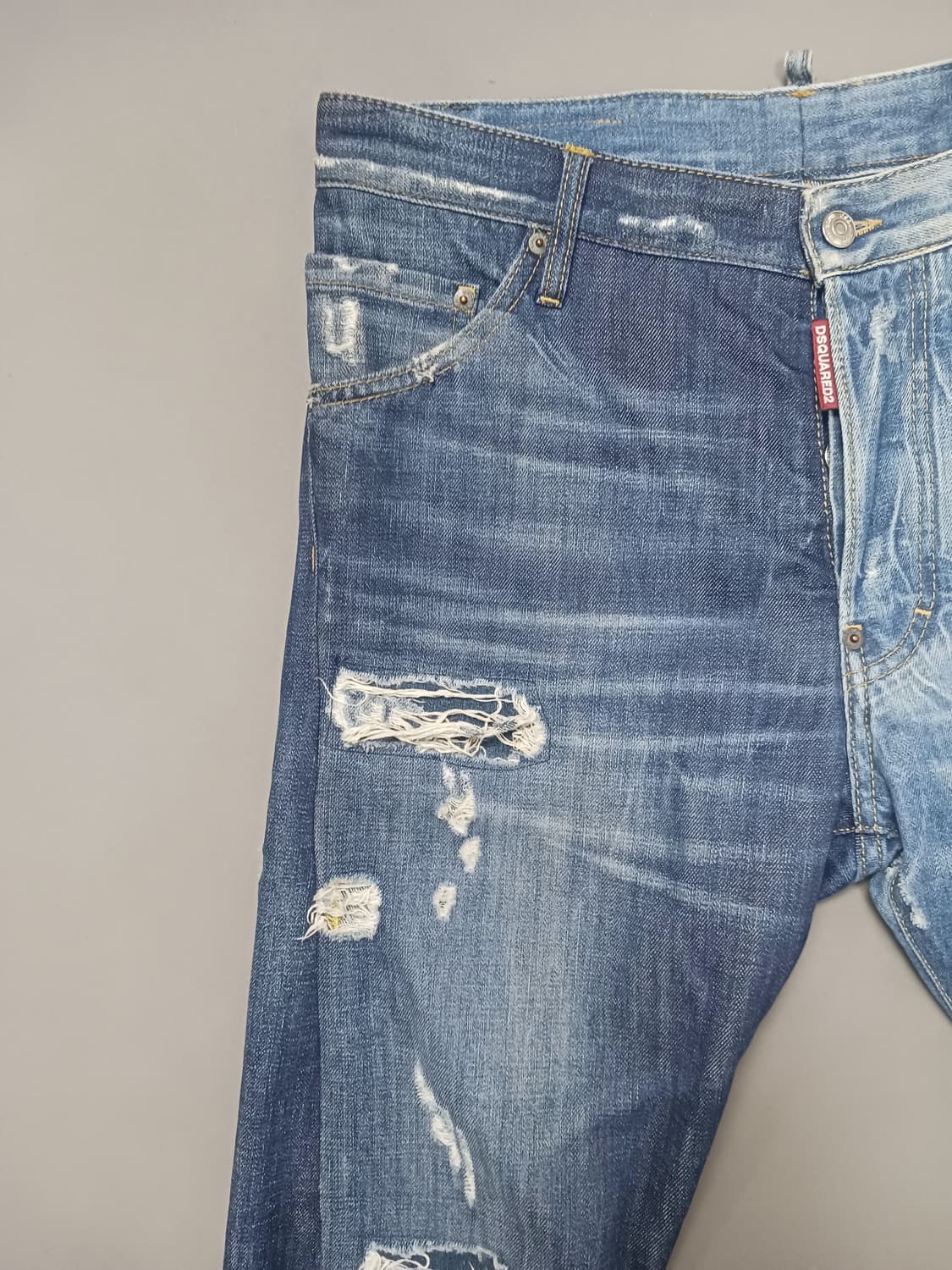 [35] 정품 디스퀘어드2 투톤워싱 클래식 케니 트위스트진 청바지 상품이미지2