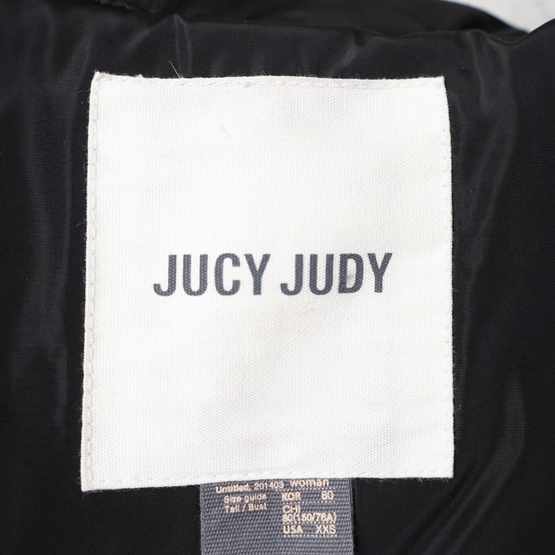 66/쥬시쥬디 다운 롱패딩 상품이미지8