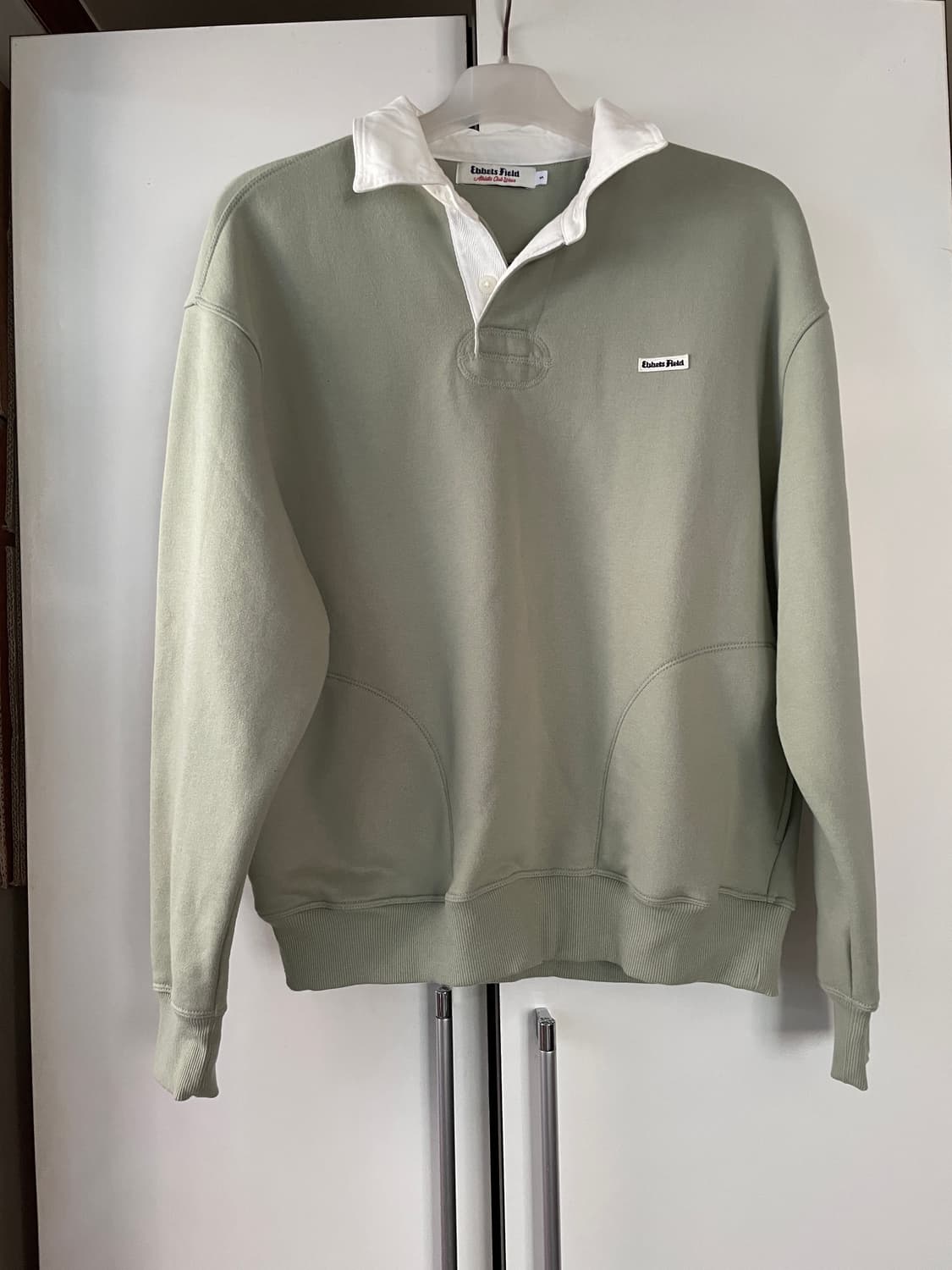 이벳필드 카라 맨투맨 민트 남녀공용 상품이미지1