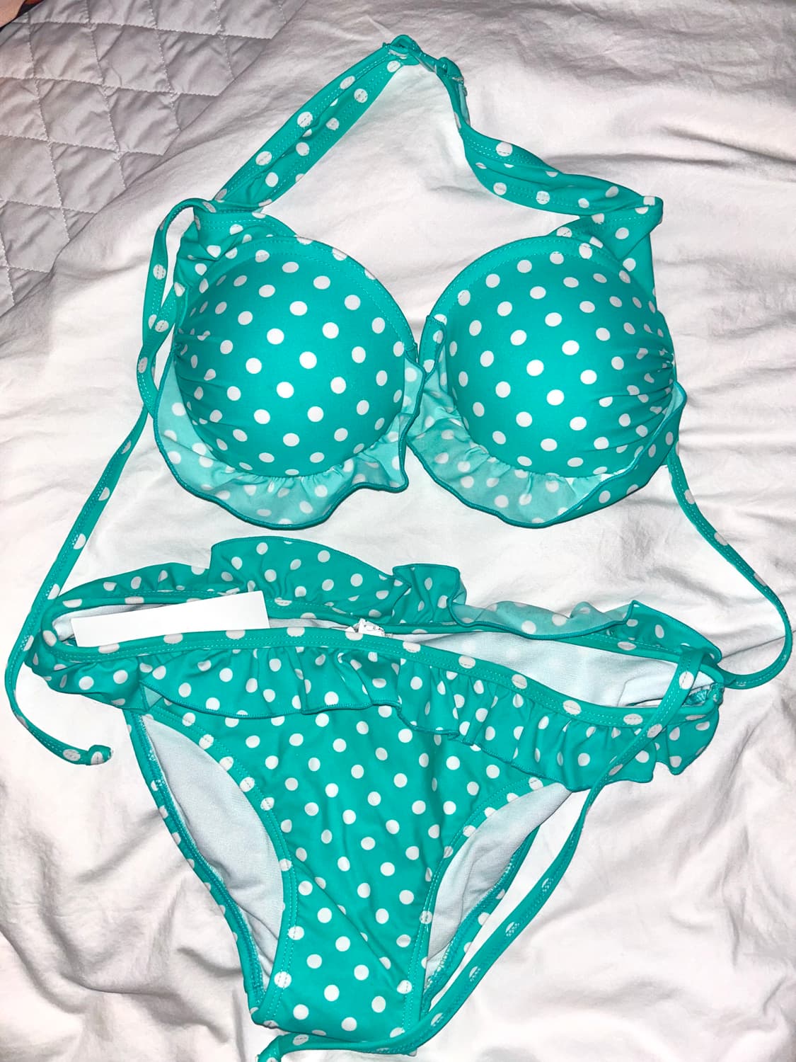 민트 도트 비키니 bikini 상품이미지1