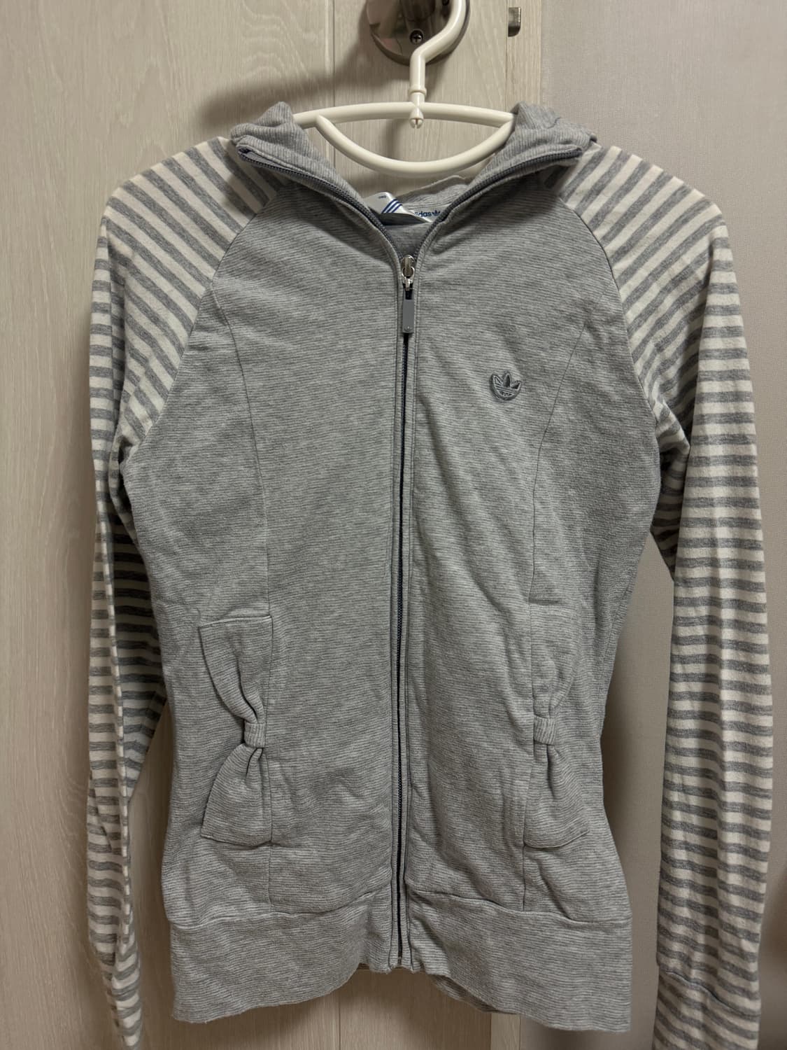 아디다스 오리지널스 08년 트레포일 후드집업 90 (Y2K 빈티지) 상품이미지1