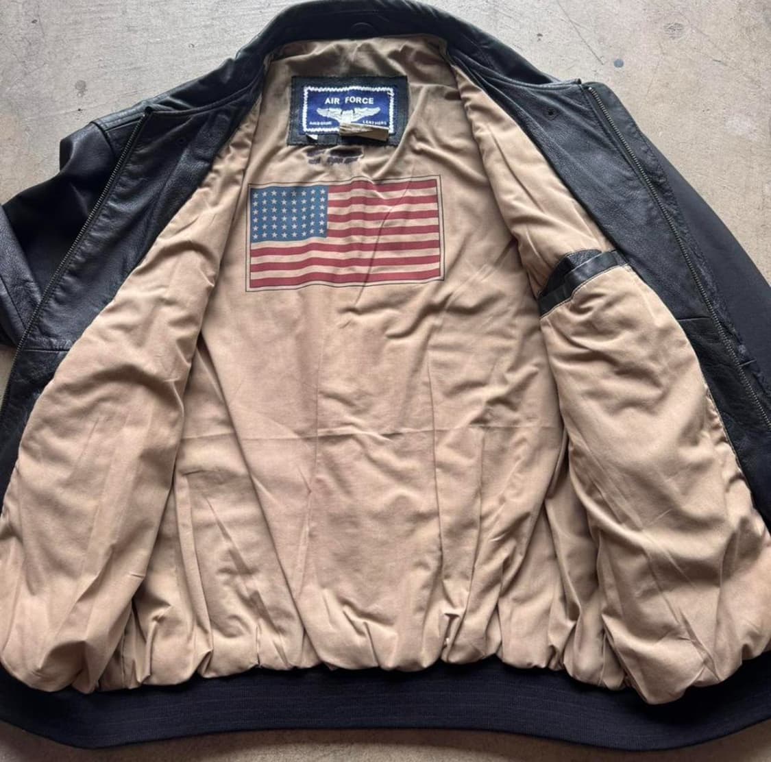 Air force 가죽 A2자켓 XL 상품이미지2