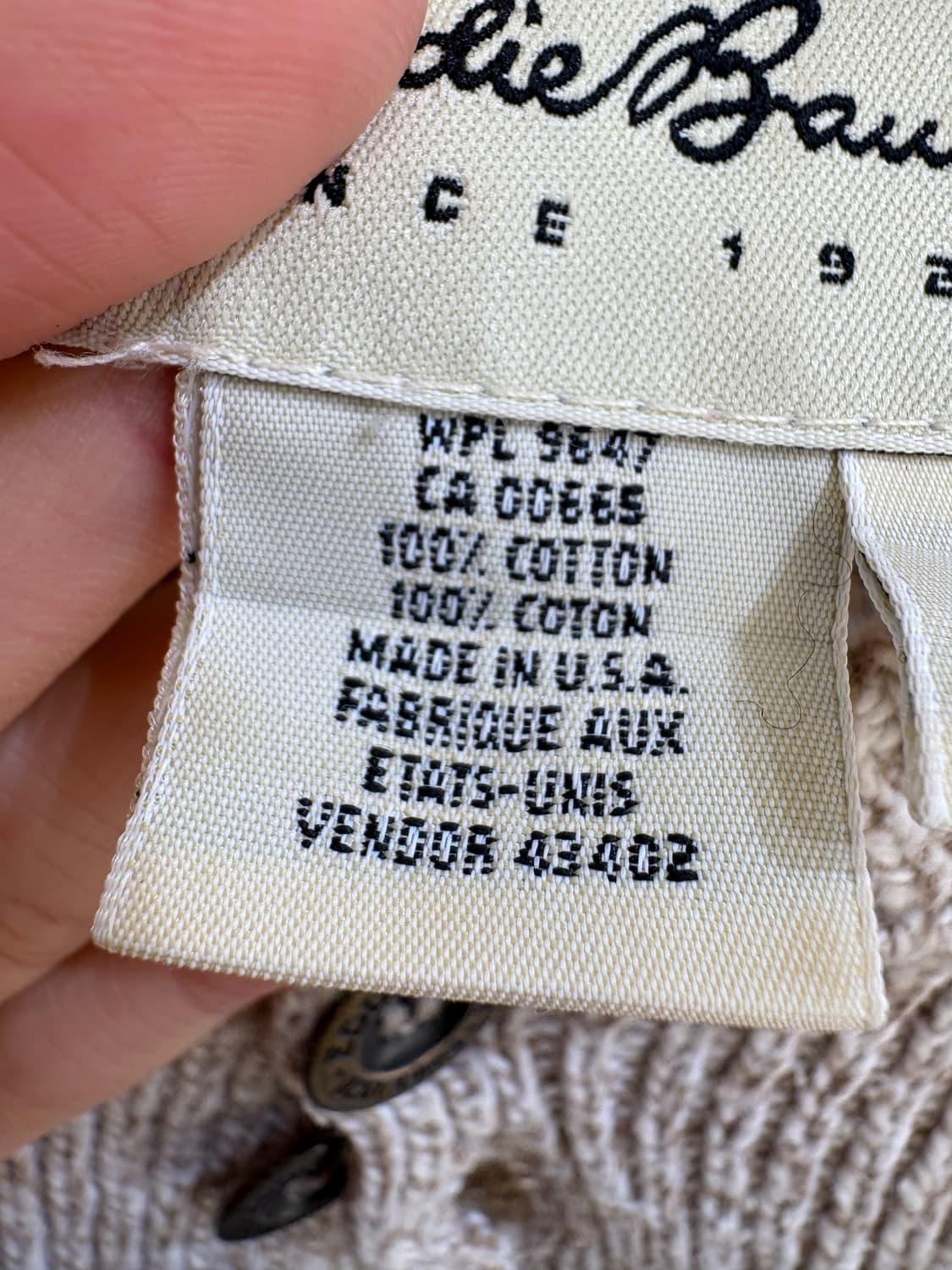 EDDIE BAUER (Made in USA) 니트 상품이미지8