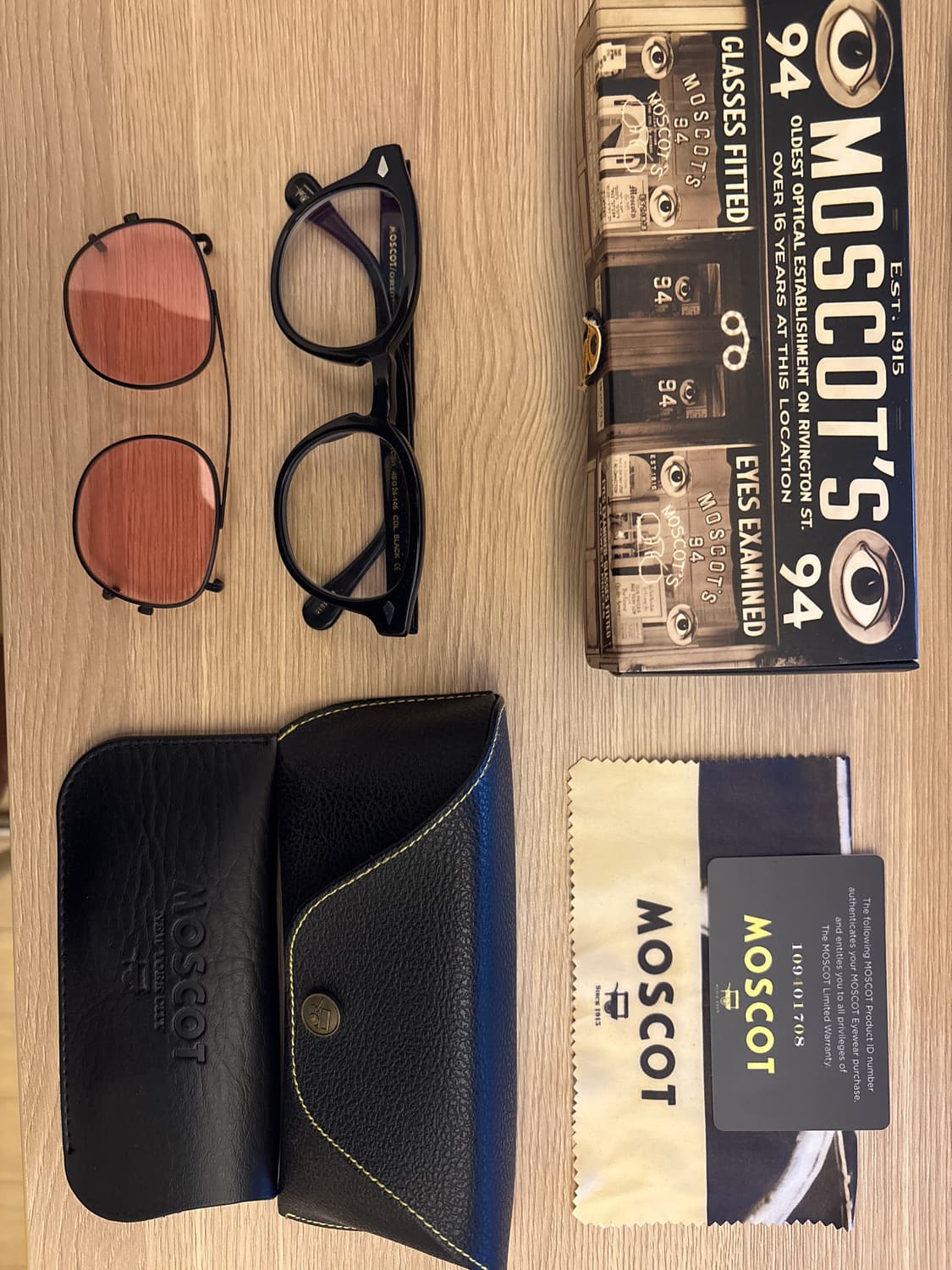 모스콧 렘토쉬 49 블랙+ 클립온 상품이미지1