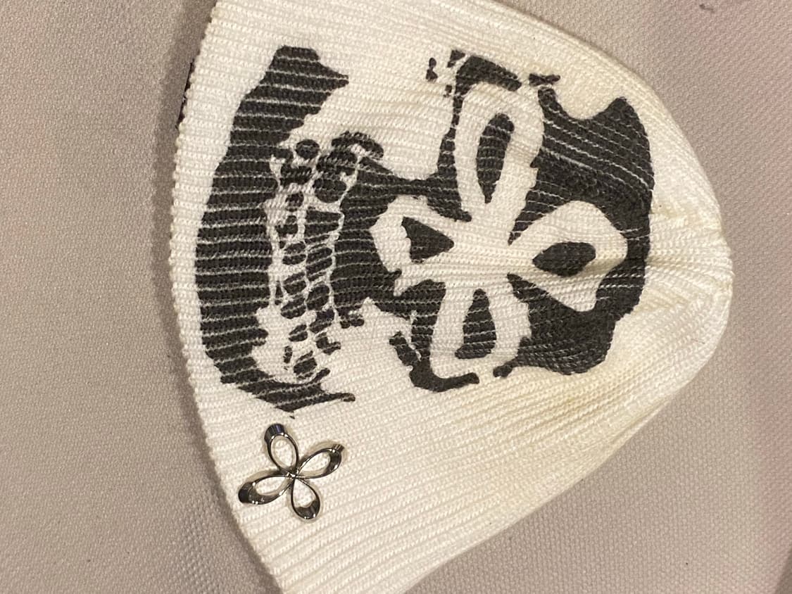 Surgery skull born beanie white os 상품이미지3