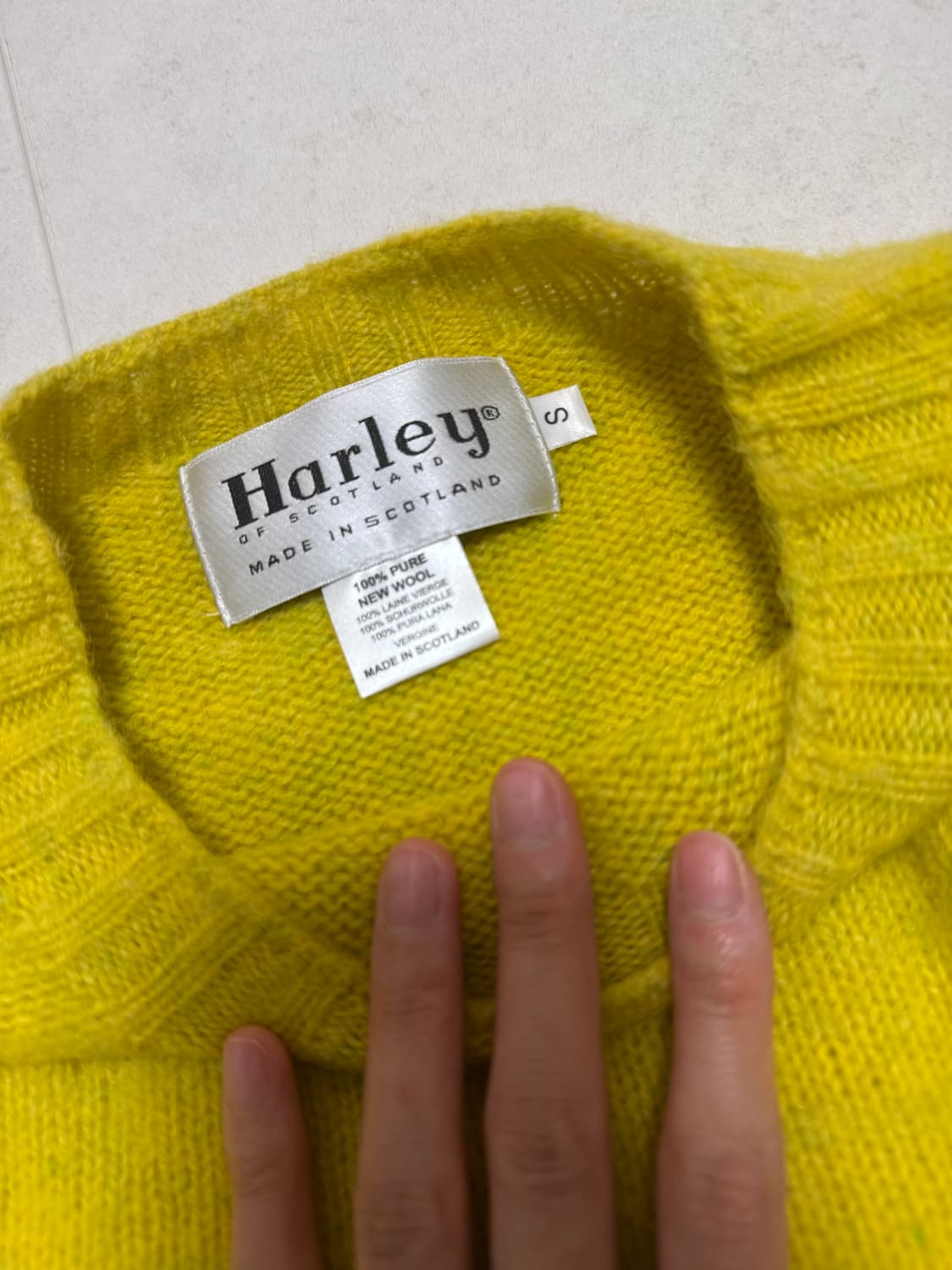 할리오브스코틀랜드 쉐기독 니트 피스타치오 상품이미지4