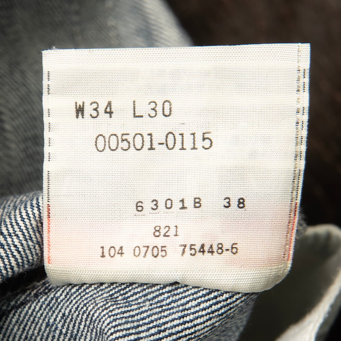 [34] 00s 리바이스 멕시코 메이드 00501-0115 데님팬츠  상품이미지10
