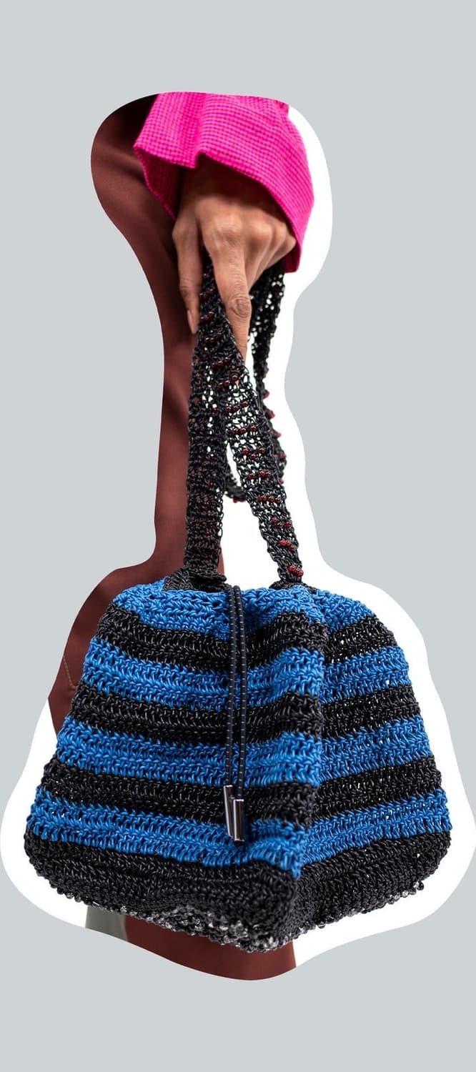 Kiko Kostadinov 키코 코스타디노브 오리온 크로쉐 백 상품이미지1