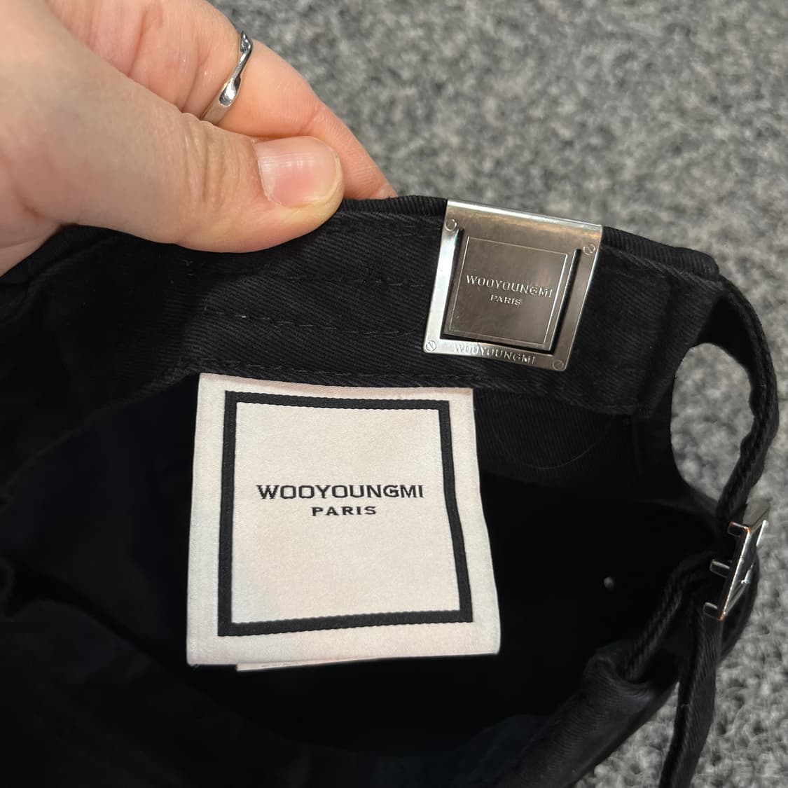 우영미 블랙 볼캡 모자 WOOYOUNGMI 상품이미지4