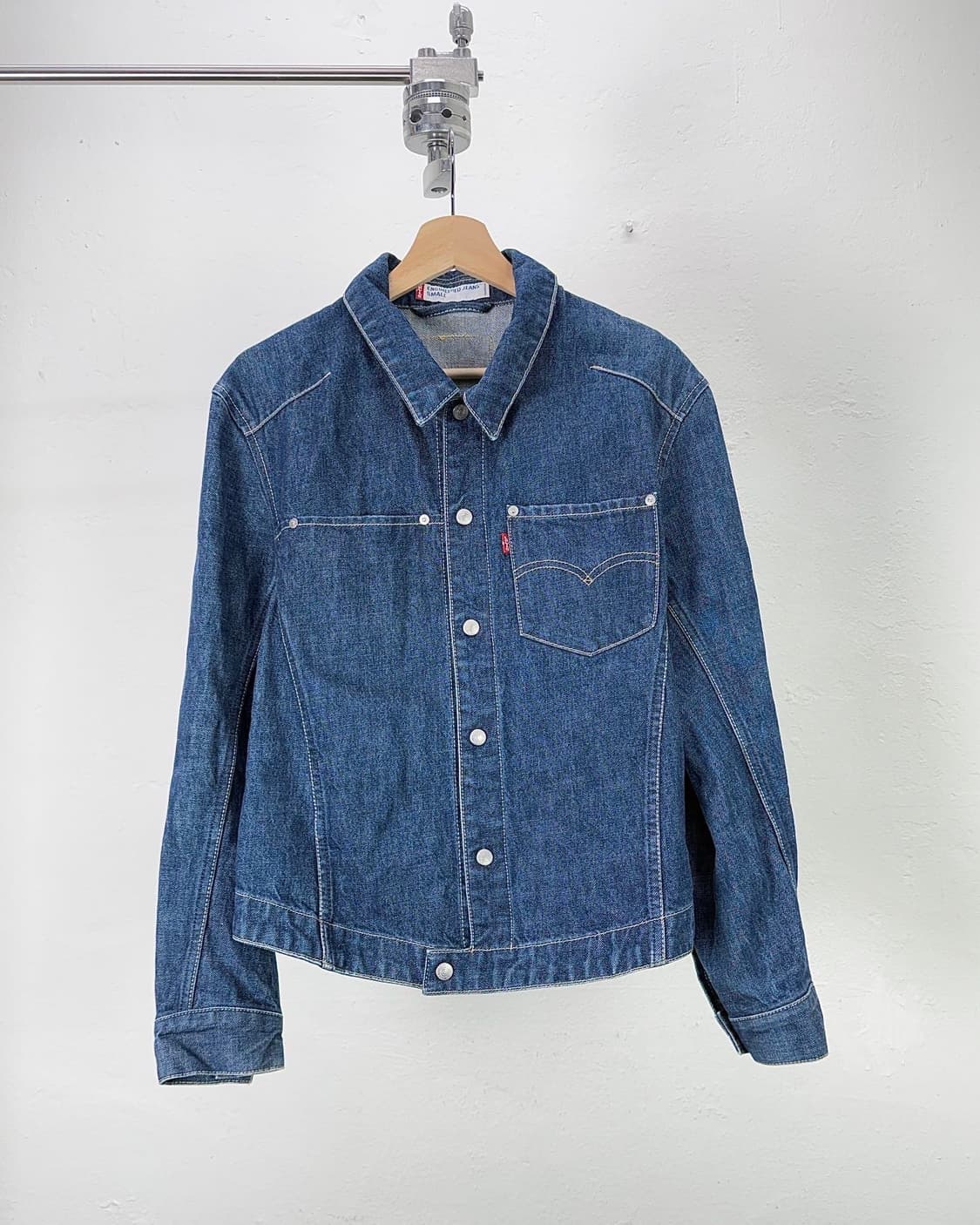 리바이스 엔지니어드 인디고 블루 데님 트러커 자켓 상품이미지1