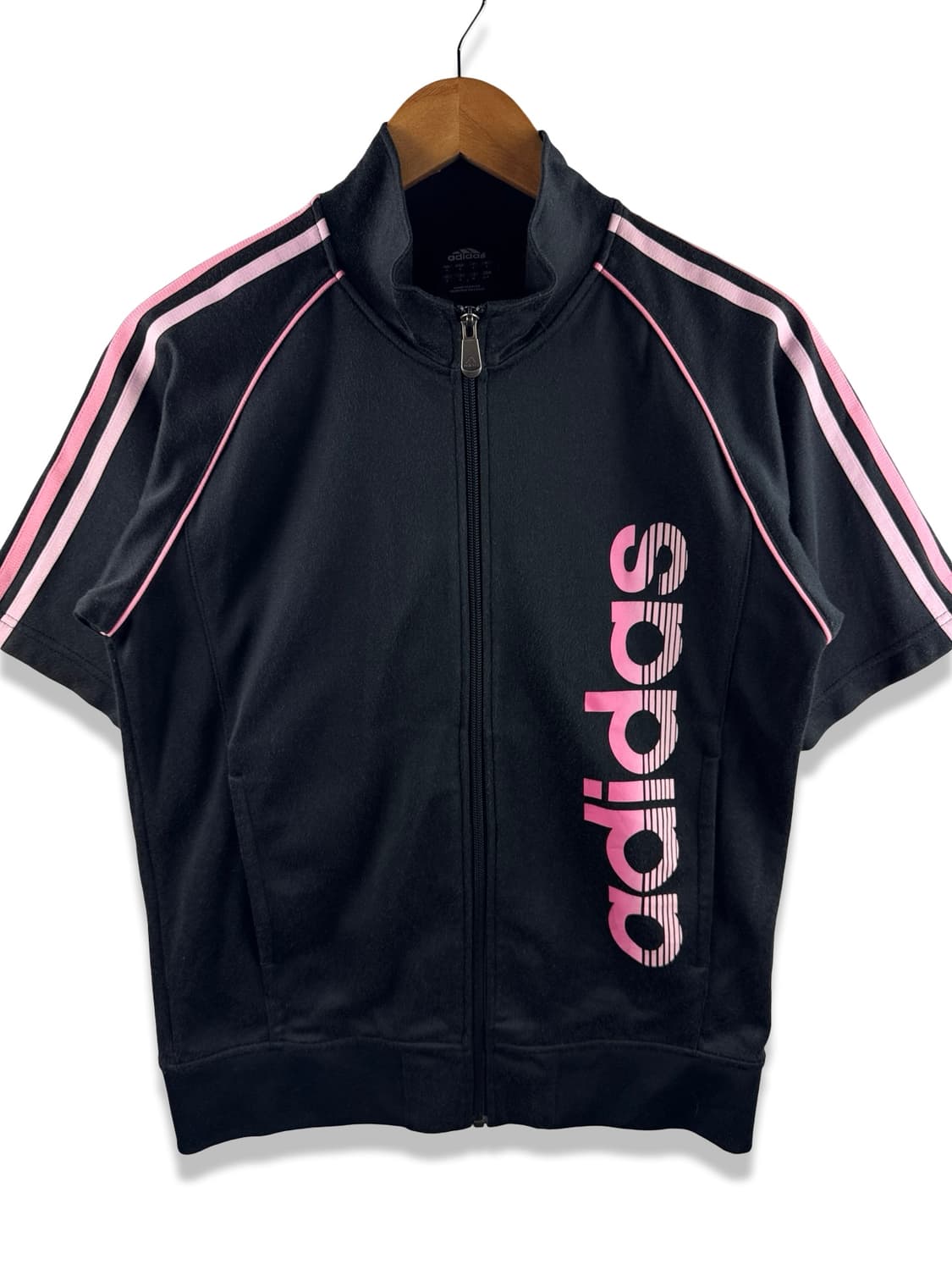 아디다스 블랙 핑크 반팔 트랙져지2932 상품이미지1