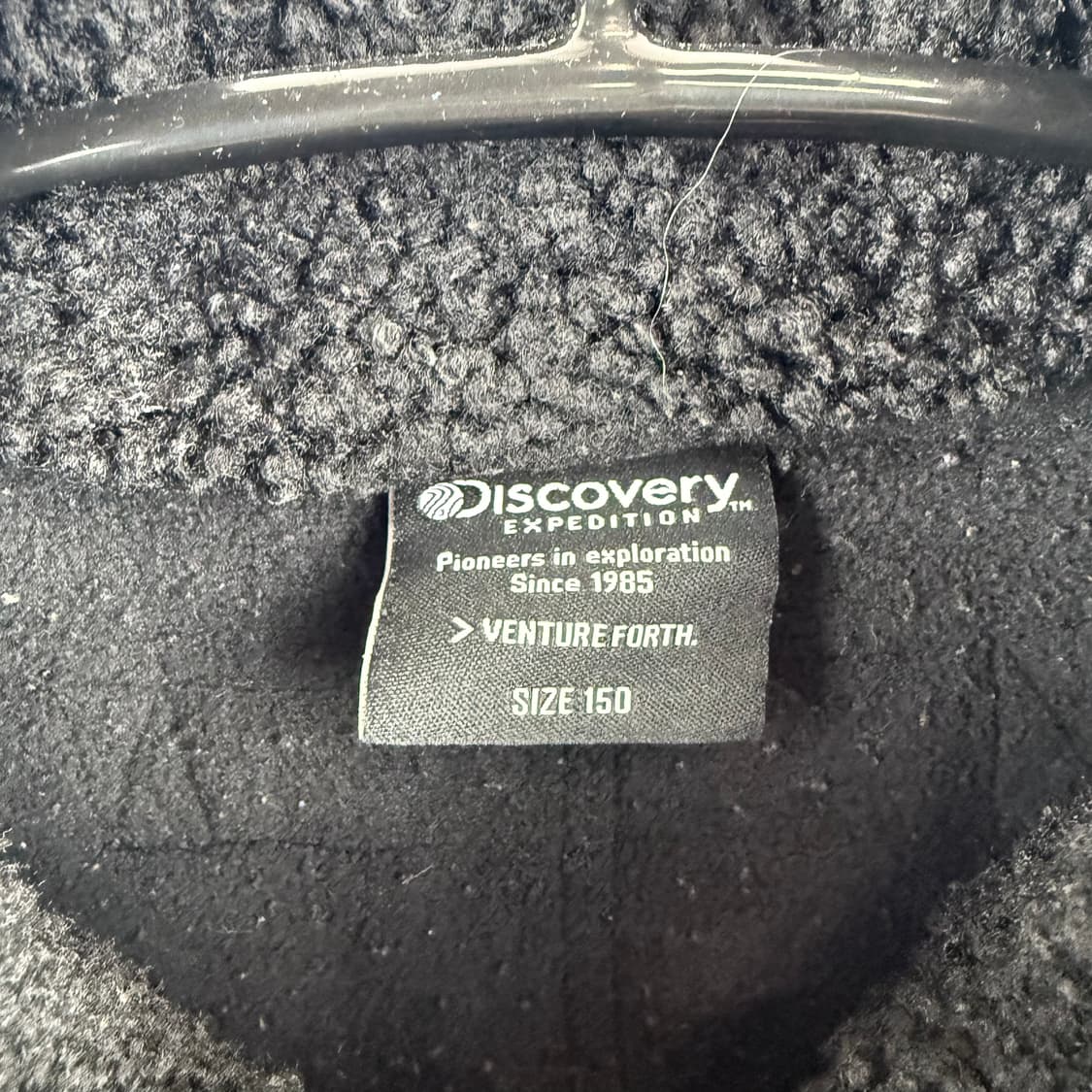 (150) 디스커버리 키즈/우먼스 양털 플리스 자켓 블랙 상품이미지3