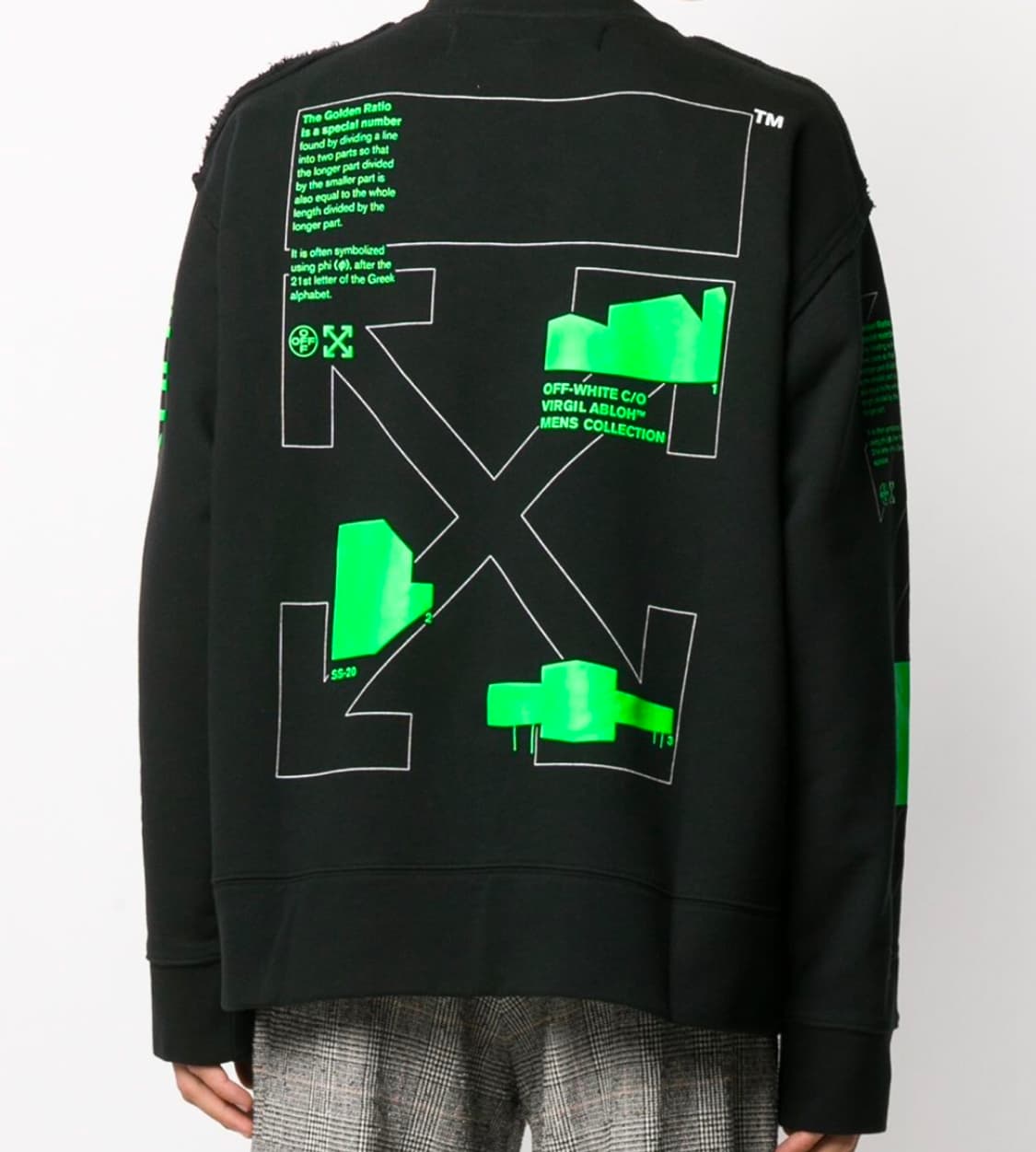 [S] 오프화이트 아치 셰이프 맨투맨 OMBA037R20E30006 상품이미지4