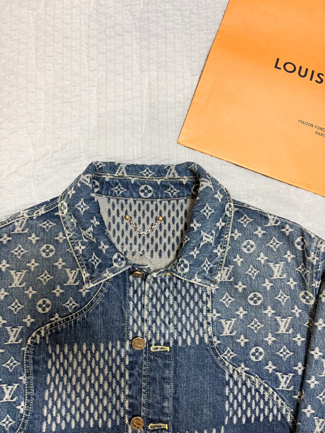 루이비통 x 니고 데님자켓 상품이미지4