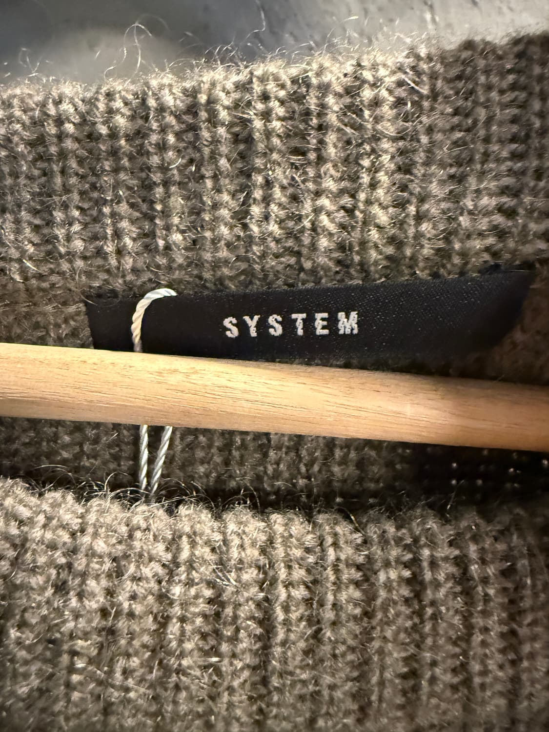 시스템 SYSTEM 울 혼방 니트 롱탑 90(F) 상품이미지6