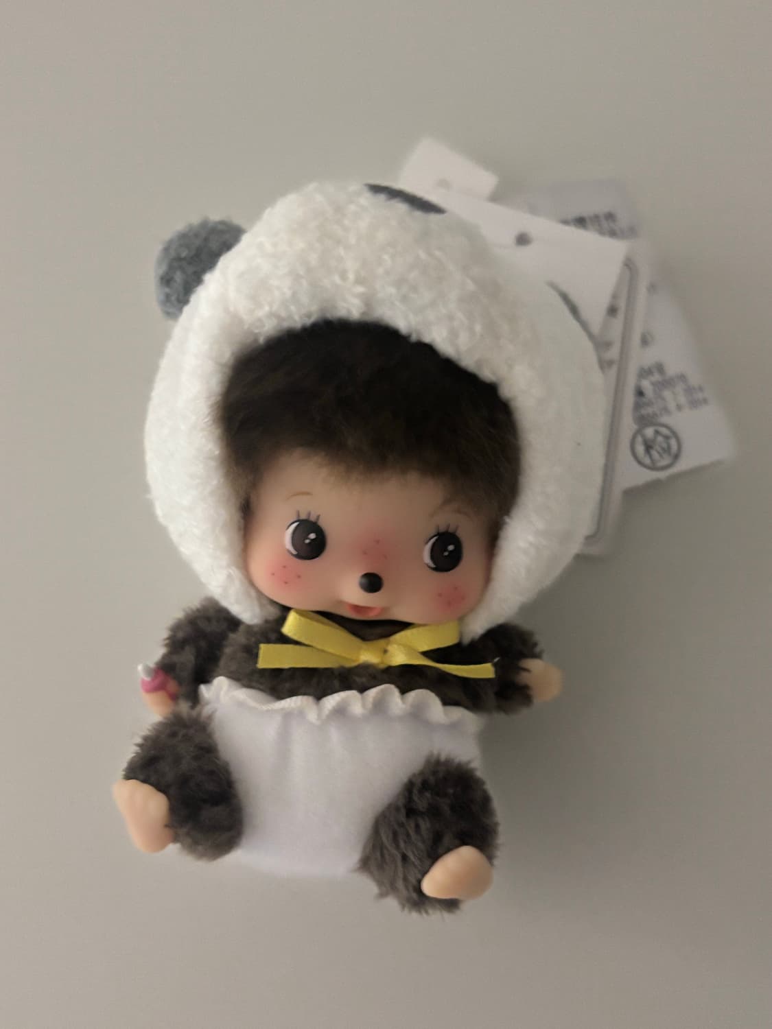 몬치치 애니멀 베비치치 SS 판다 키 체인 화이트 상품이미지1