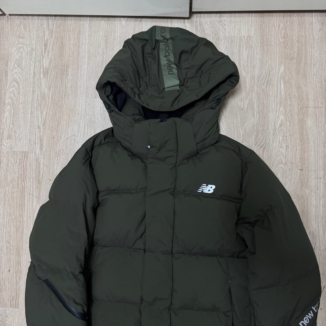 뉴발란스 남성 덕다운 후드 롱패딩 M/95  상품이미지2