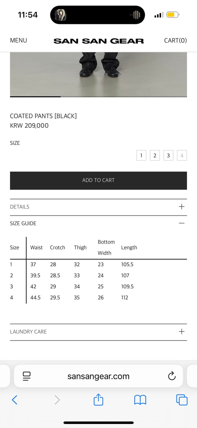 Sansangear COATED PANTS [BLACK] 4 상품이미지3