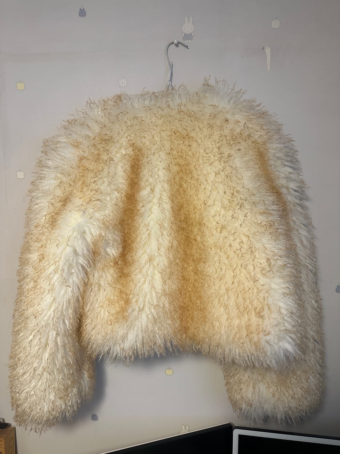 아이보리 퍼자켓 상품이미지2