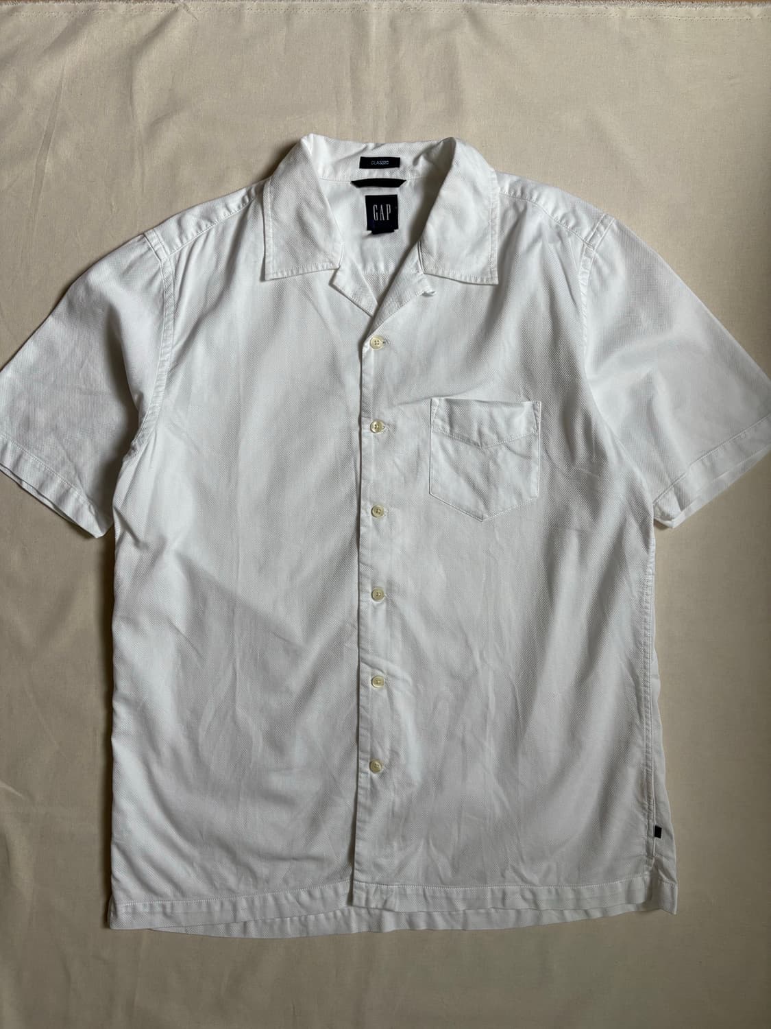 GAP white short sleeved shirt 상품이미지2