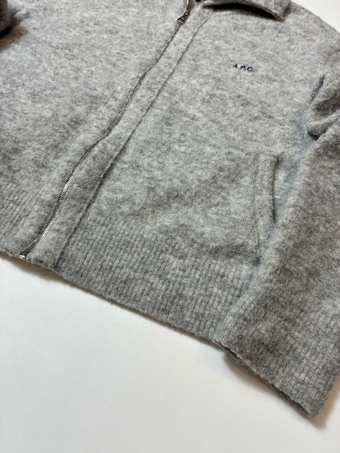 아페쎄 APC 22FW 알파카 울 카라 니트 가디건 PN8363 상품이미지4