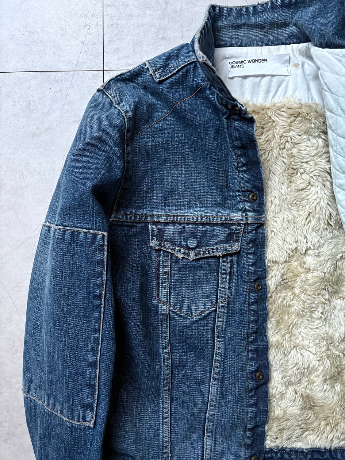 Cosmic Wonder Sherpa Lined Denim Jacket 상품이미지5