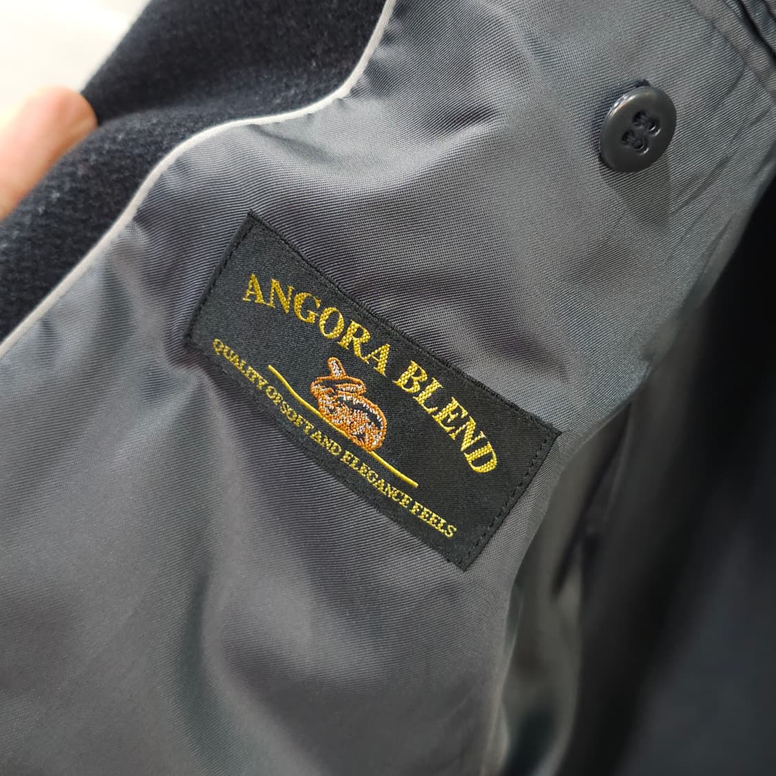 JAPAN 빈티지 앙고라울 2버튼 블레이져 자켓- 95-100정도 상품이미지7