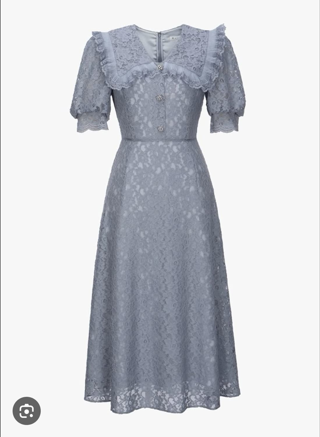 잇미샤 it MICHAA 2022 레이스 빅카라 롱 원피스 상품이미지1