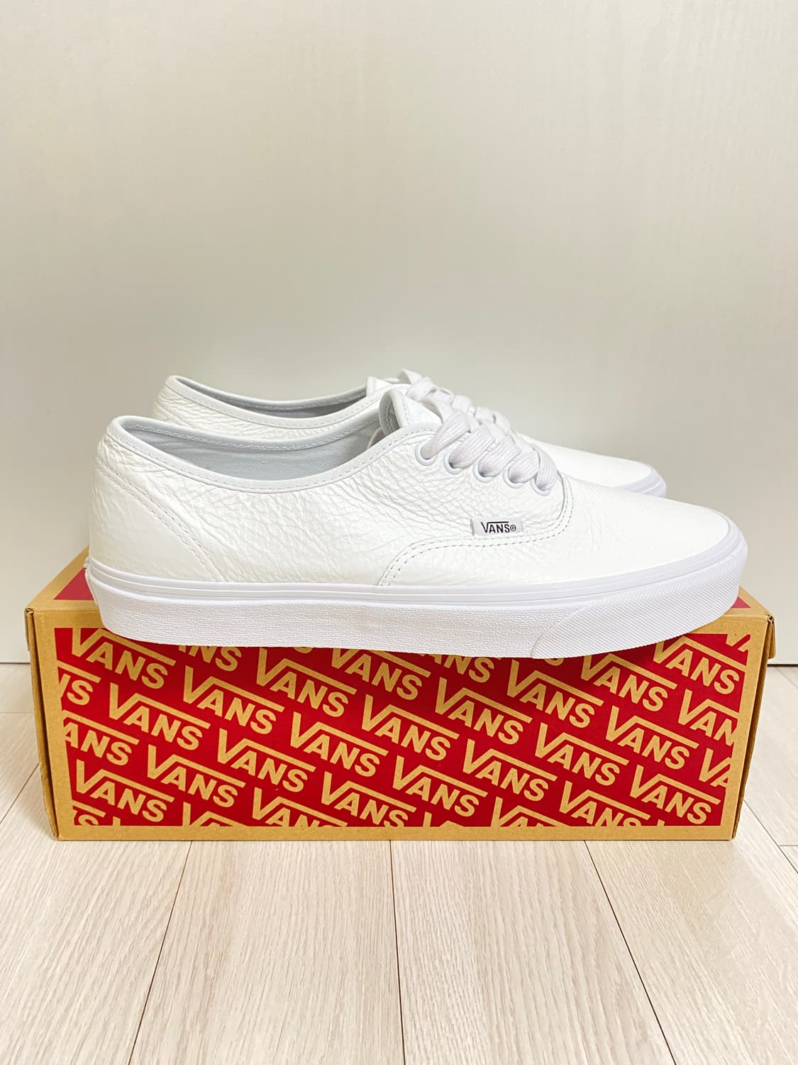 VANS Authentic Premium Leather TrueWhite 상품이미지5