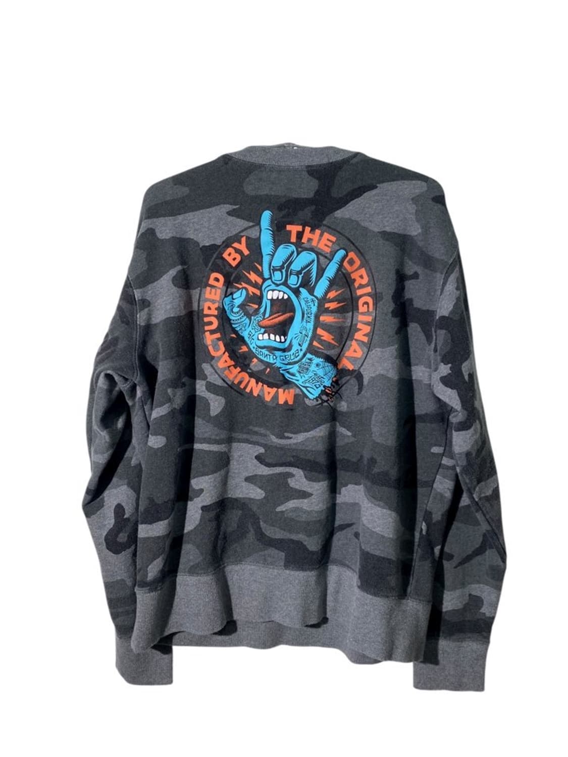 알파 인더스트리 산타 크루즈 카모 패턴 맨투맨 상품이미지1