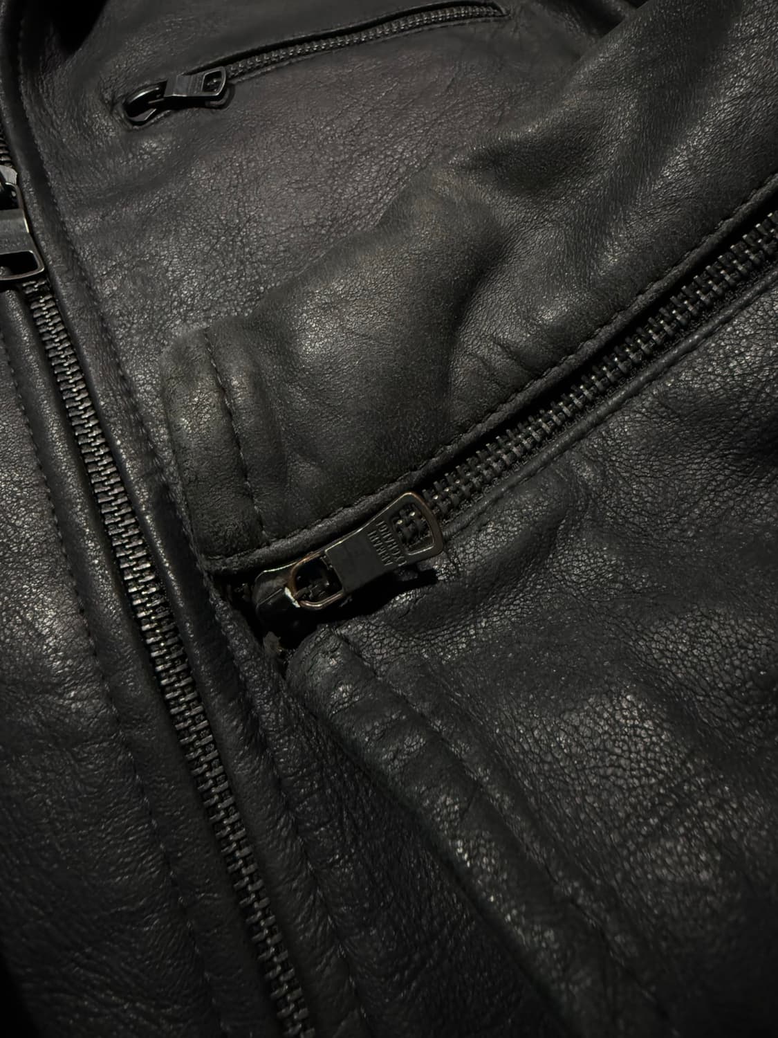 Armani Exchange 알마니 익스체인지 레더 바이커 자켓 상품이미지5