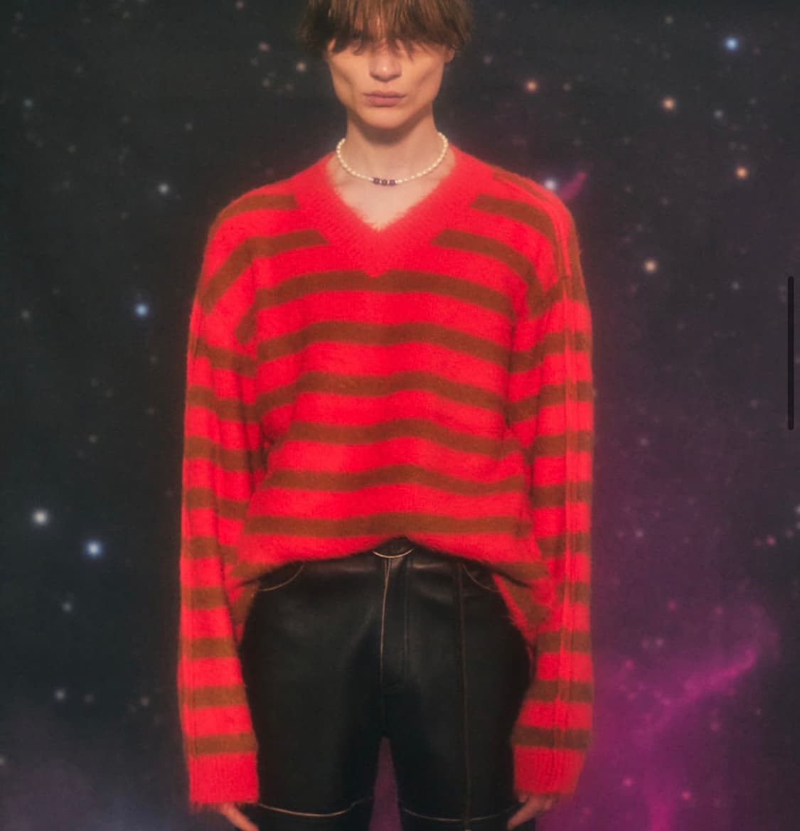 앤더슨벨 스트라이프 니트 상품이미지1