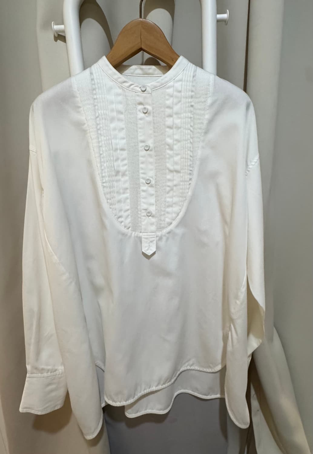 machatt 노카라 드레이프드레스 셔츠  상품이미지1