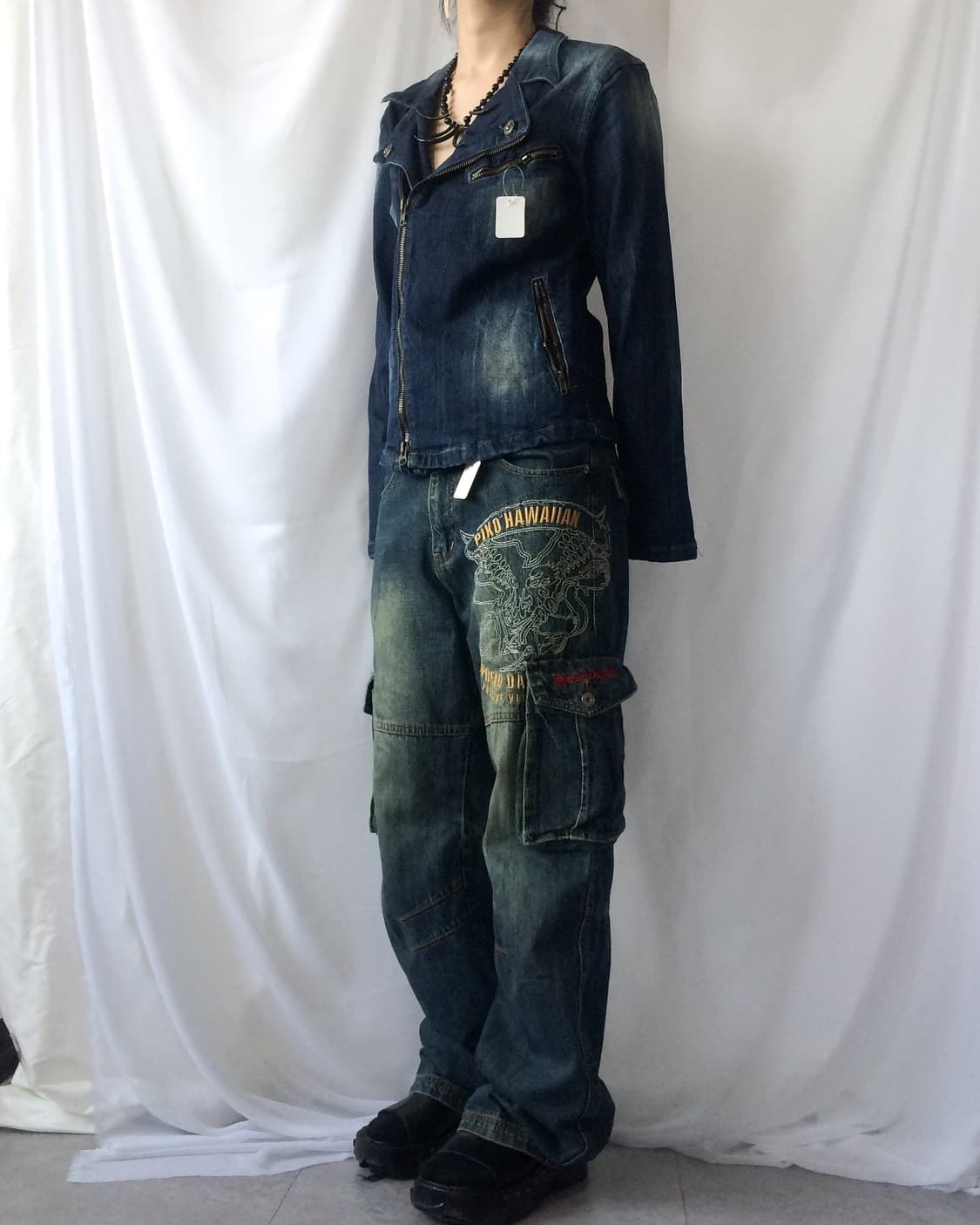 In the attic washing denim rider jacket 상품이미지6