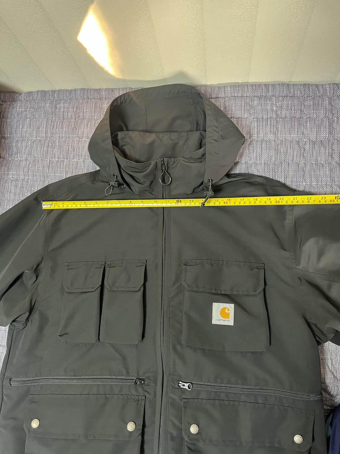 칼하트 wip 바람막이 블랙 L (새상품) 상품이미지8