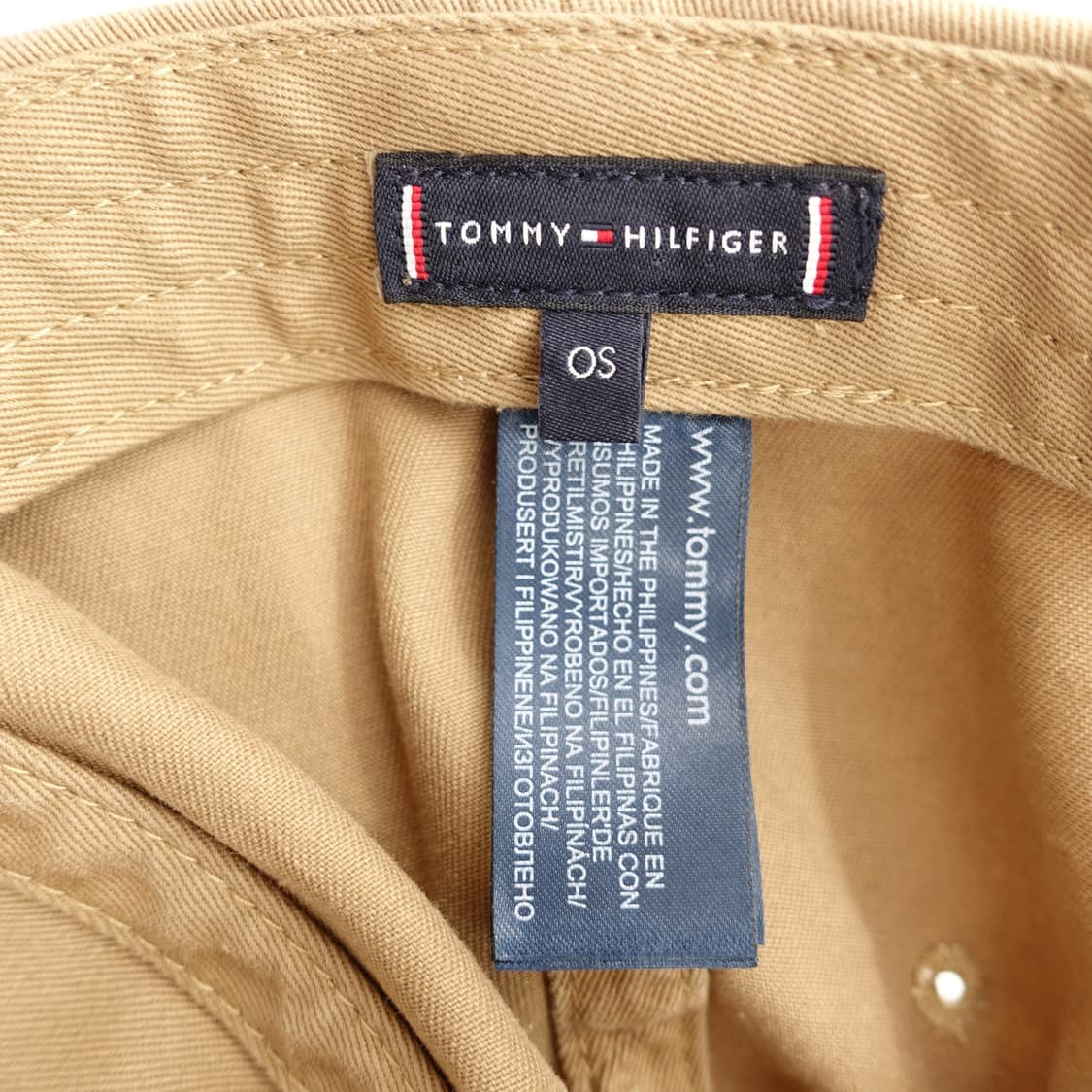 TOMMY HILFIGER 타미힐피거 플래그 베이지 소프트 볼캡 상품이미지8