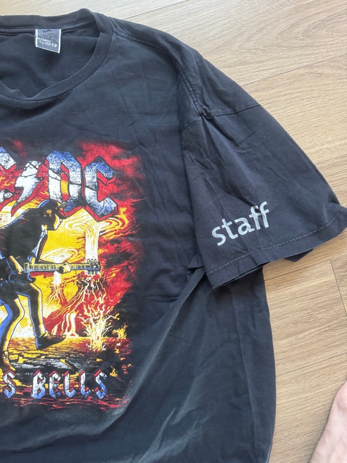 00vintage AC/DC Hells Bells Staff 티셔츠 상품이미지2