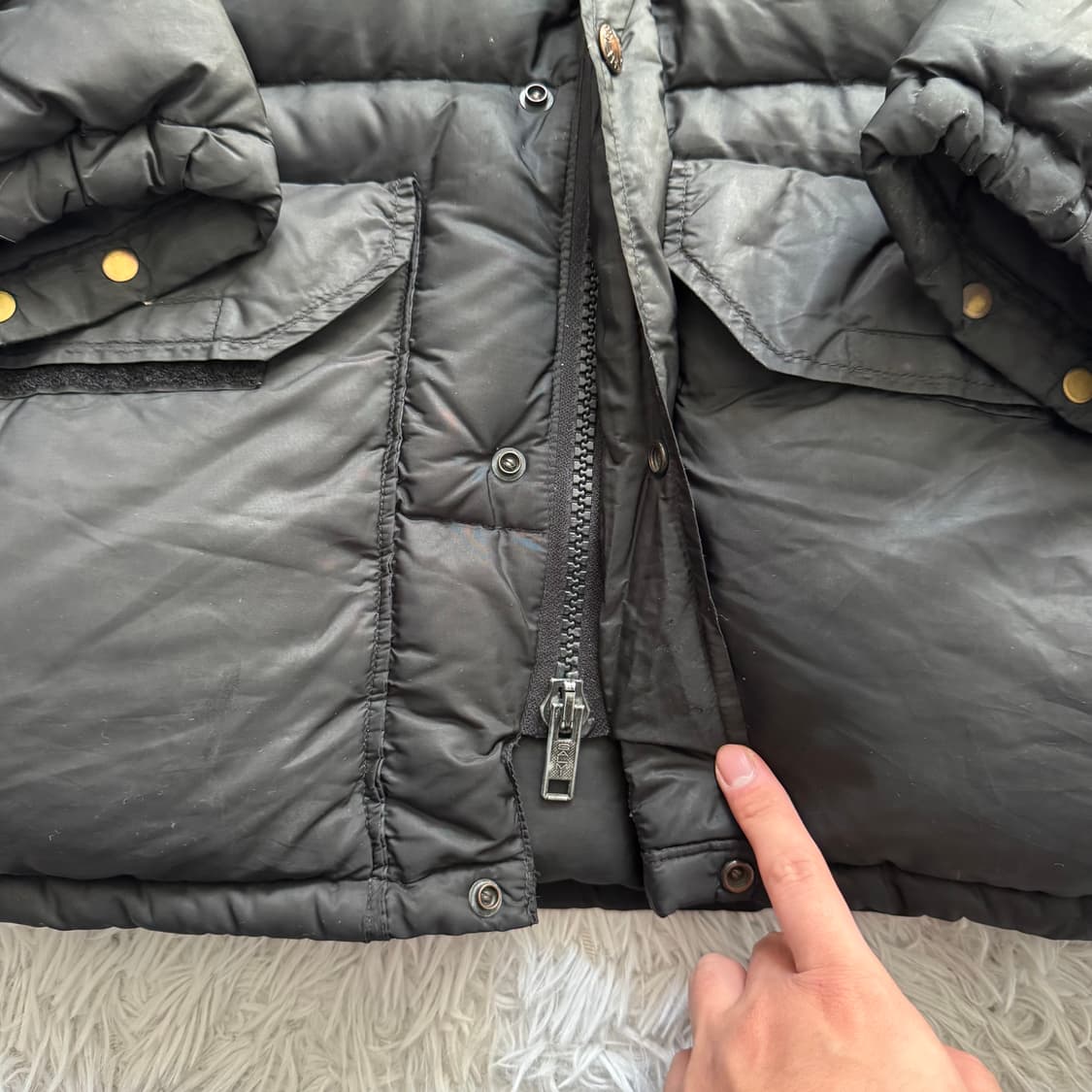 NORTH FACE 일본빈티지 남여공용 숏패딩 노스페이스 패딩 L 77 상품이미지6