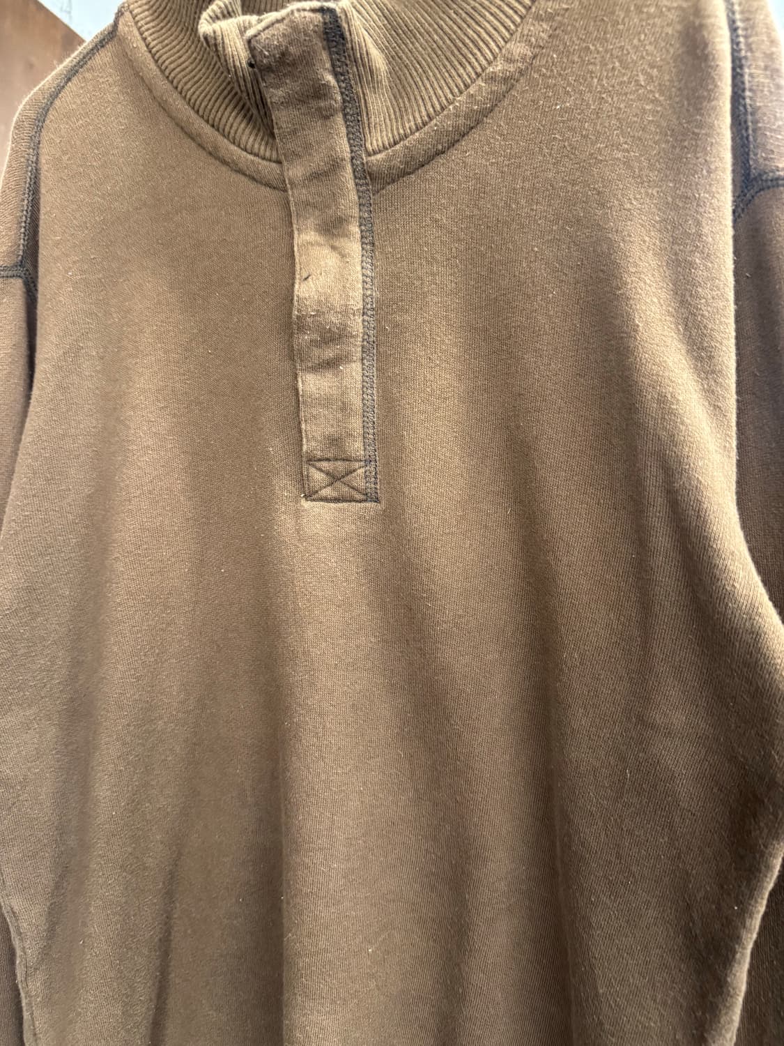 japanese vintage 목폴라 반집업 롱슬리브 상품이미지2