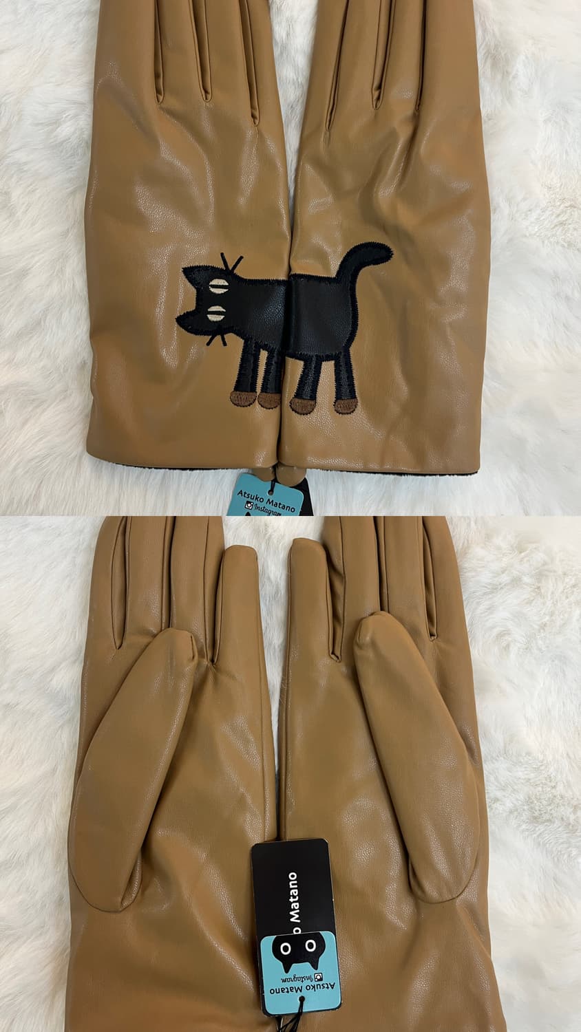 🐈‍⬛ Atsuko Matano 가죽 장갑 상품이미지7