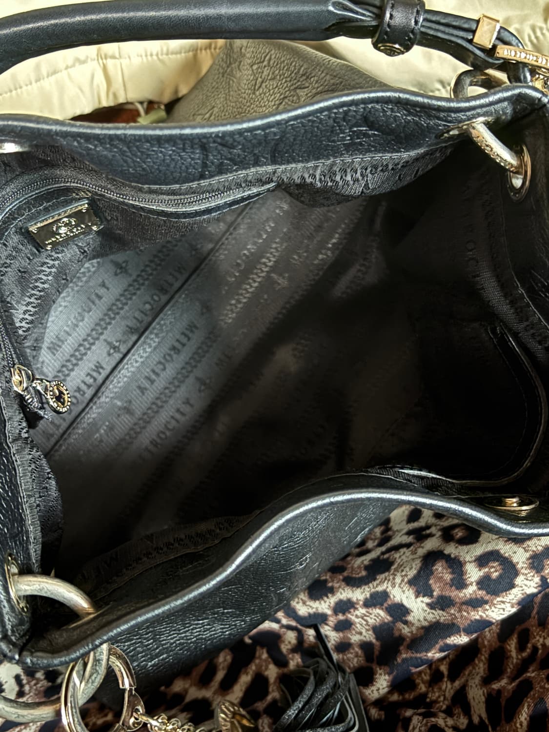 vintage metro city leather shoulder bag 상품이미지3