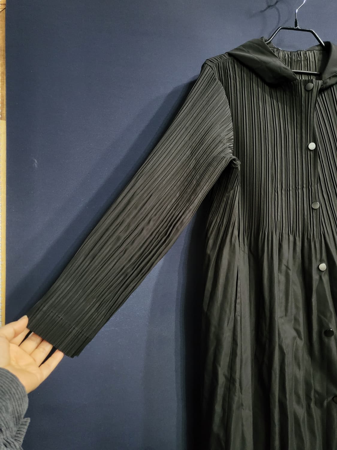 후드 플리츠 포코노천 자켓 상품이미지2