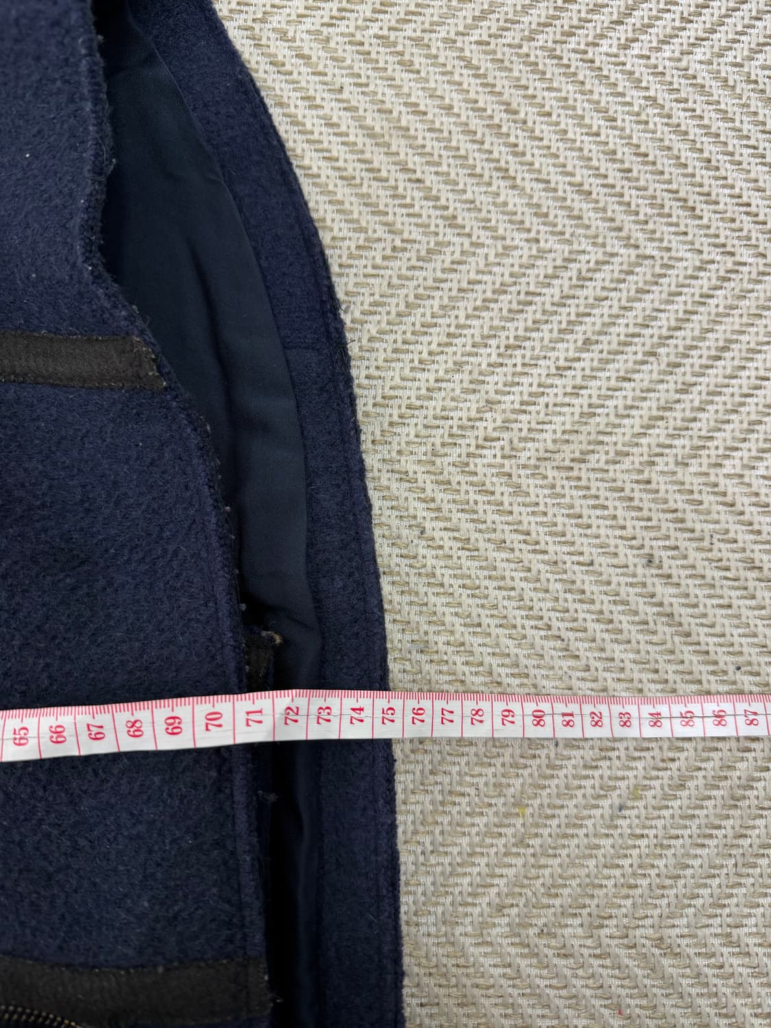 정품) 랑방 한섬 오버사이즈 터트넥 코트 82 상품이미지10