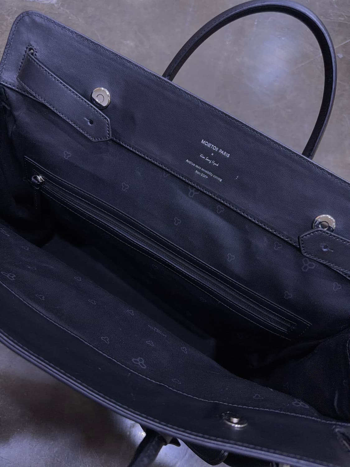 모이에토이 파리스 느베르 메르 43 토트백 크로스백 블랙 상품이미지9