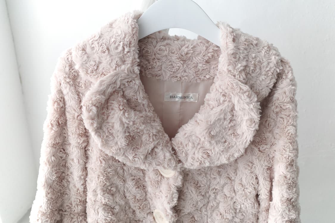 flower fur jacket 상품이미지3
