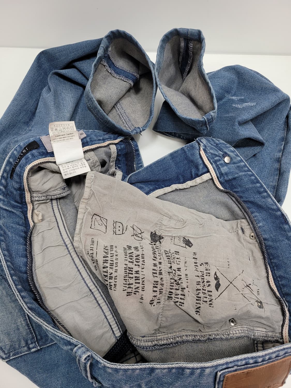 Series 20SS 시리즈 워싱 데님 청바지 / 남 86 (34)
 상품이미지8