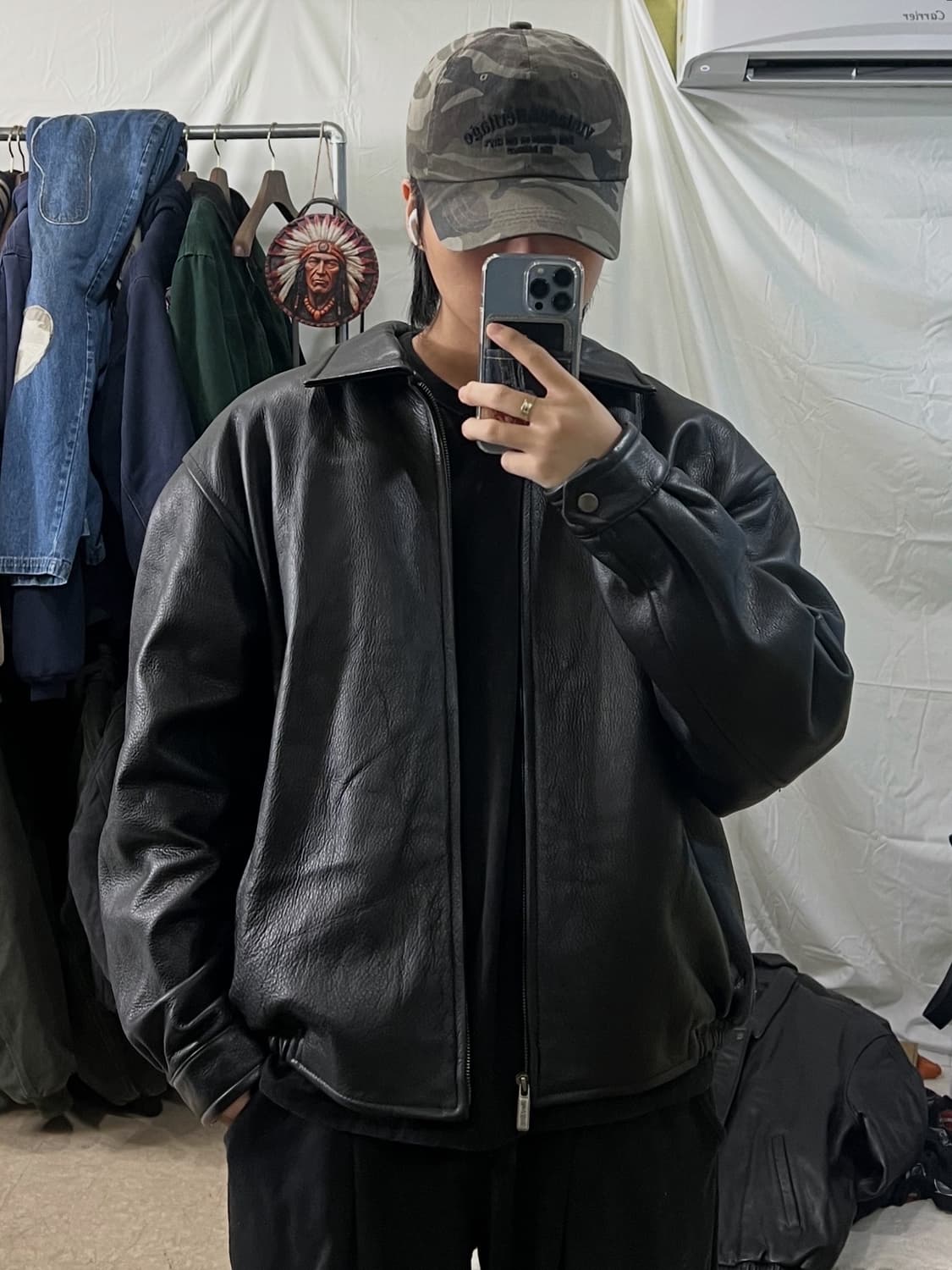 히드락카페 가죽자켓 상품이미지4